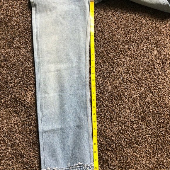 High Rise Stovepipe Denim Cotton Jeans Size 2 - Picture 5 of 8